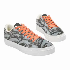 Men The Sea Low Top Canvas Shoes