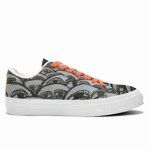 Men The Sea Low Top Canvas Shoes