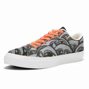 Men The Sea Low Top Canvas Shoes