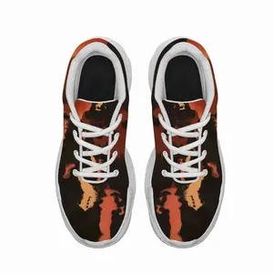 Men Orange Black Chunky Sneakers