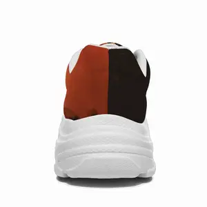 Men Orange Black Chunky Sneakers