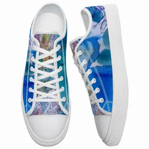 Men Dance With Cancer Retro Canvas Shoes