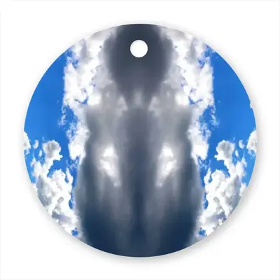 Alien Cloud Queen Circular Pendant (Aluminum)