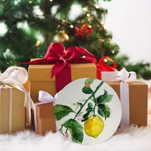 Lemon Branch Circular Pendant (Aluminum)