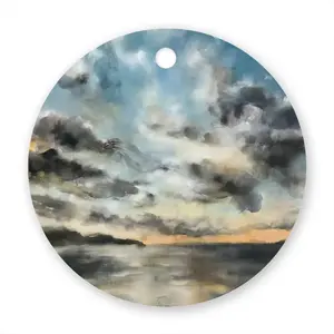 Eternal Glow Circular Pendant (Aluminum)