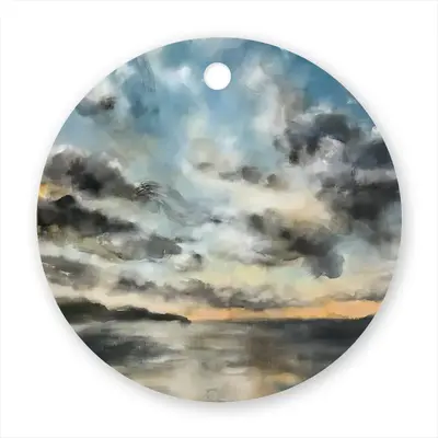 Eternal Glow Circular Pendant (Aluminum)