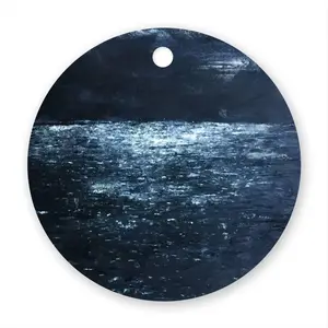 Silent Sea Circular Pendant (Aluminum)