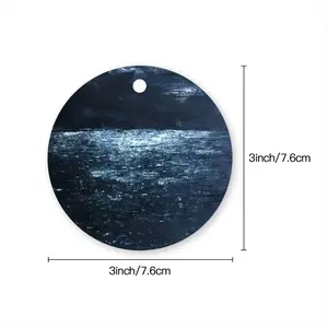 Silent Sea Circular Pendant (Aluminum)