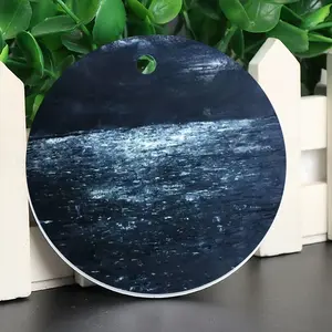 Silent Sea Circular Pendant (Aluminum)