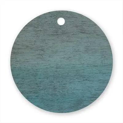 Hazy Shades Of Blue Circular Pendant (Aluminum)