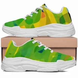 Men Yellow Green Chunky Sneakers