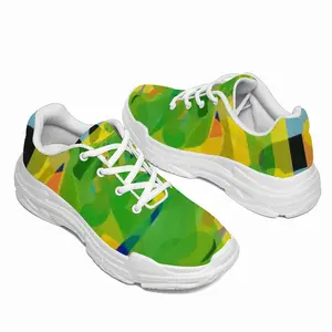 Men Yellow Green Chunky Sneakers