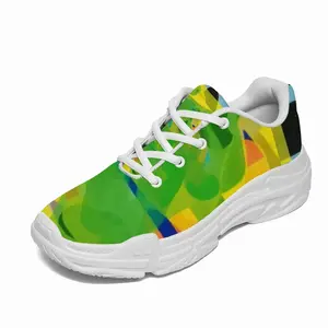 Men Yellow Green Chunky Sneakers