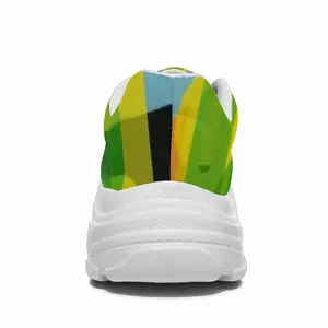 Men Yellow Green Chunky Sneakers