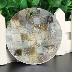 Lisbon Tiles Iii Circular Pendant (Aluminum)