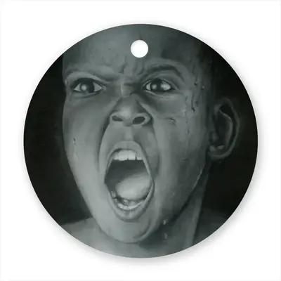 Grief Child Circular Pendant (Aluminum)