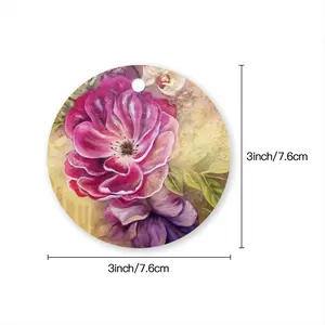 Smell Of Rose Circular Pendant (Aluminum)