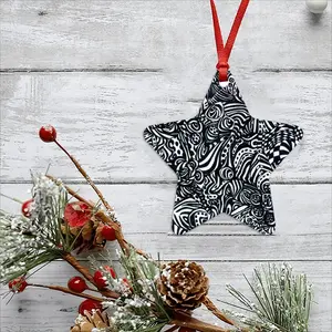 Flowers Star Pendant (Aluminum)