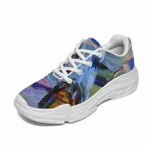 Men Man Burning Firewood Chunky Sneakers