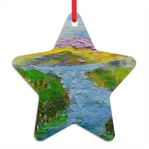 River Star Pendant (Aluminum)