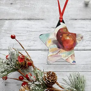 Apples On A Table Star Pendant (Aluminum)