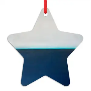 Charcoal White Teal Series 3 Star Pendant (Aluminum)