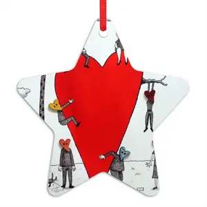 Love Is All Around Star Pendant (Aluminum)