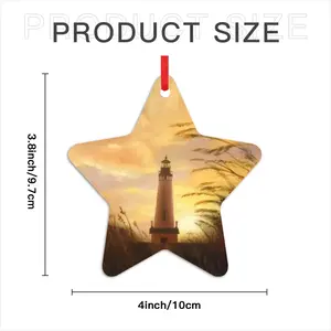 The Shine Of Lighthouse Outside Star Pendant (Aluminum)