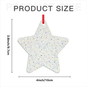 Points Colorful Star Pendant (Aluminum)