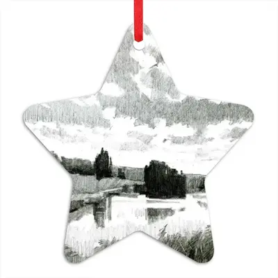 By The River Star Pendant (Aluminum)