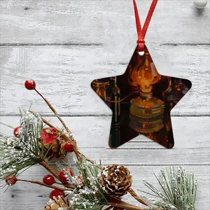 A Candle Burned Star Pendant (Aluminum)