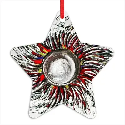 Aztec Sun Star Pendant (Aluminum)