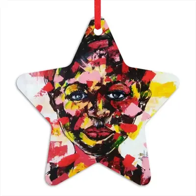 Fragmentation Of Identity #2 Star Pendant (Aluminum)