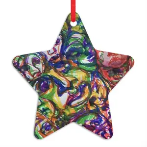 Populations Populate Star Pendant (Aluminum)