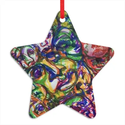 Populations Populate Star Pendant (Aluminum)