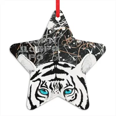 Do Good Bro Animals Tiger Street Art Star Pendant (Aluminum)