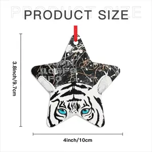 Do Good Bro Animals Tiger Street Art Star Pendant (Aluminum)