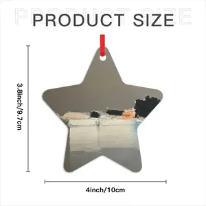 Boats On The Pond Star Pendant (Aluminum)