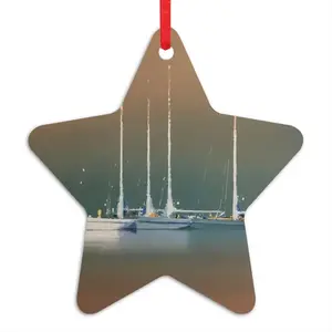 Sailboats F Star Pendant (Aluminum)