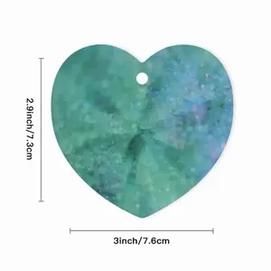 Growth 266 Seconds Heart Shaped Pendant (Aluminum)