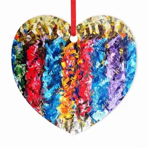 Kings Men Heart Shaped Pendant (Aluminum)