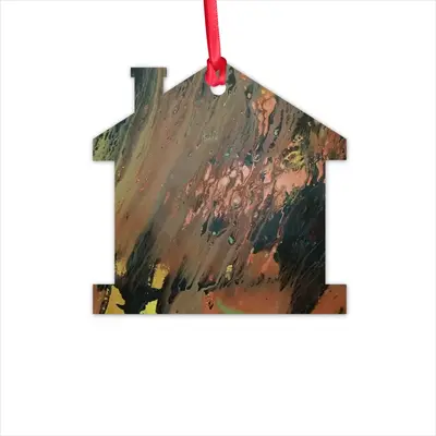 Bronze Abstraction Hut Pendant (Aluminum)