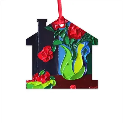 Roses And Cherries Hut Pendant (Aluminum)