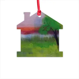 Floating Boat Hut Pendant (Aluminum)