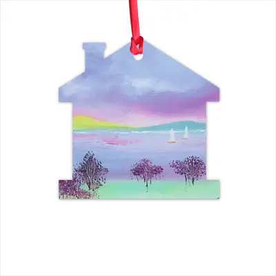 Moon Trees Hut Pendant (Aluminum)