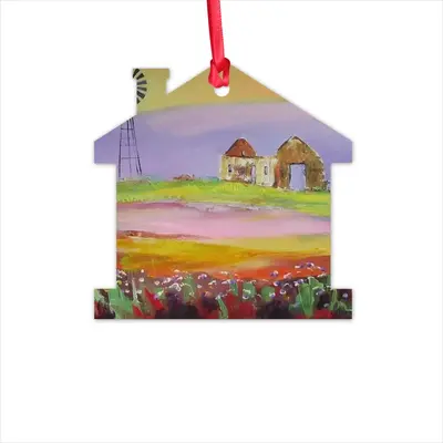 Windmill Hut Pendant (Aluminum)