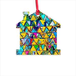 I Built Pyramids Hut Pendant (Aluminum)