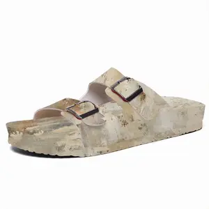 Men Shades Of White Cork Sandals