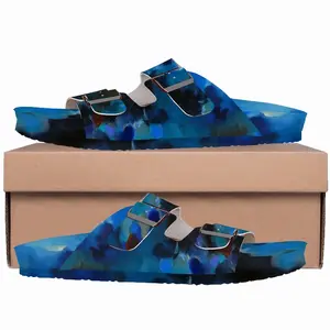 Men Blue Sky Cork Sandals