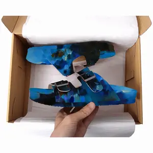 Men Blue Sky Cork Sandals